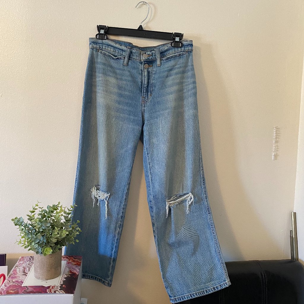 Lucky Brand Cropped Wide Leg Denim Lucky Brand Cropped Wide Leg Denim